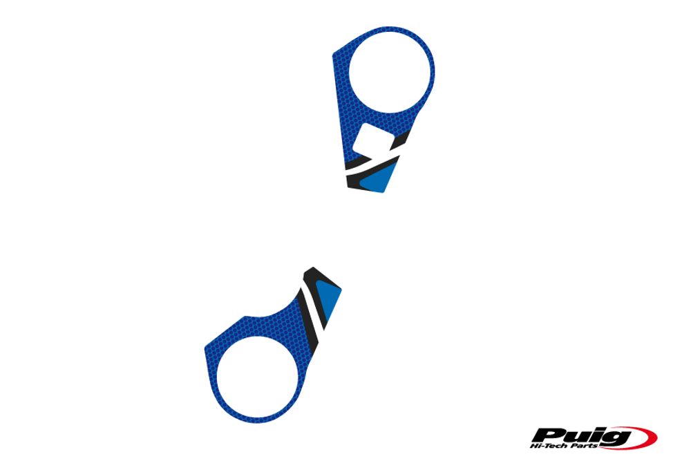 PUIG 6915A Radikal Yoke Protector  passend fuer SUZUKI GSX-R1000 Blau