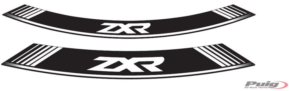 PUIG 9292B Rim Strips Specials  passend fuer KAWASAKI ZX-9R Weiss