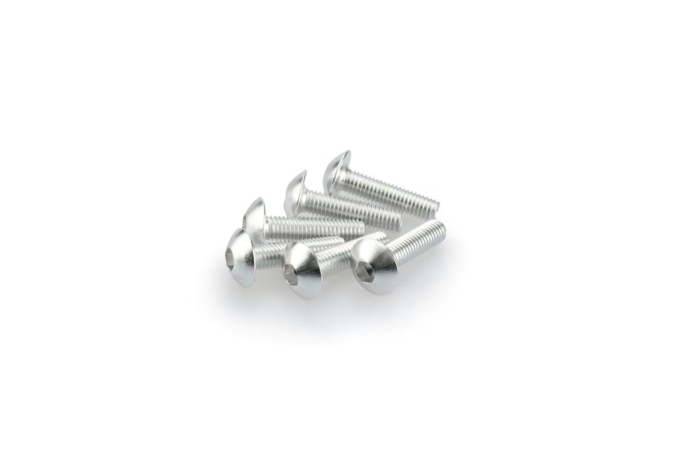 PUIG 0550P Muttern aus Anodisierten Aluminium  passend fuer UNIVERSAL UNIVERSAL Silber