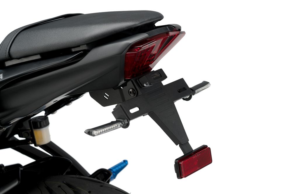 PUIG 7108N Kennzeichenhalters  passend fuer YAMAHA MT-07 Schwarz