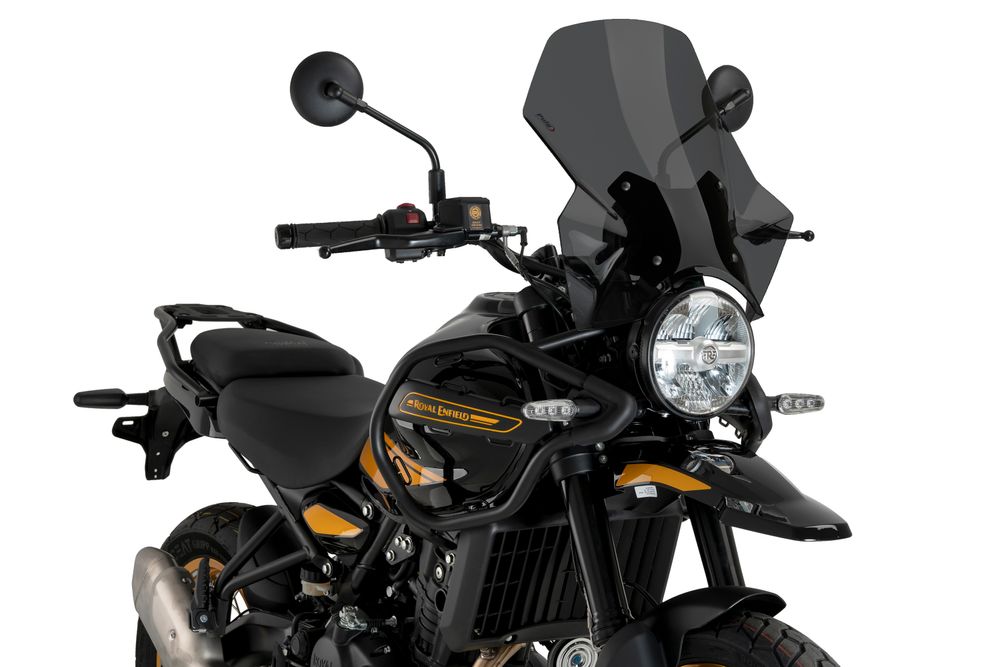 PUIG 22113F Verstellbare Scheibe  passend fuer ROYAL ENFIELD HIMALAYAN 450 Stark getönt