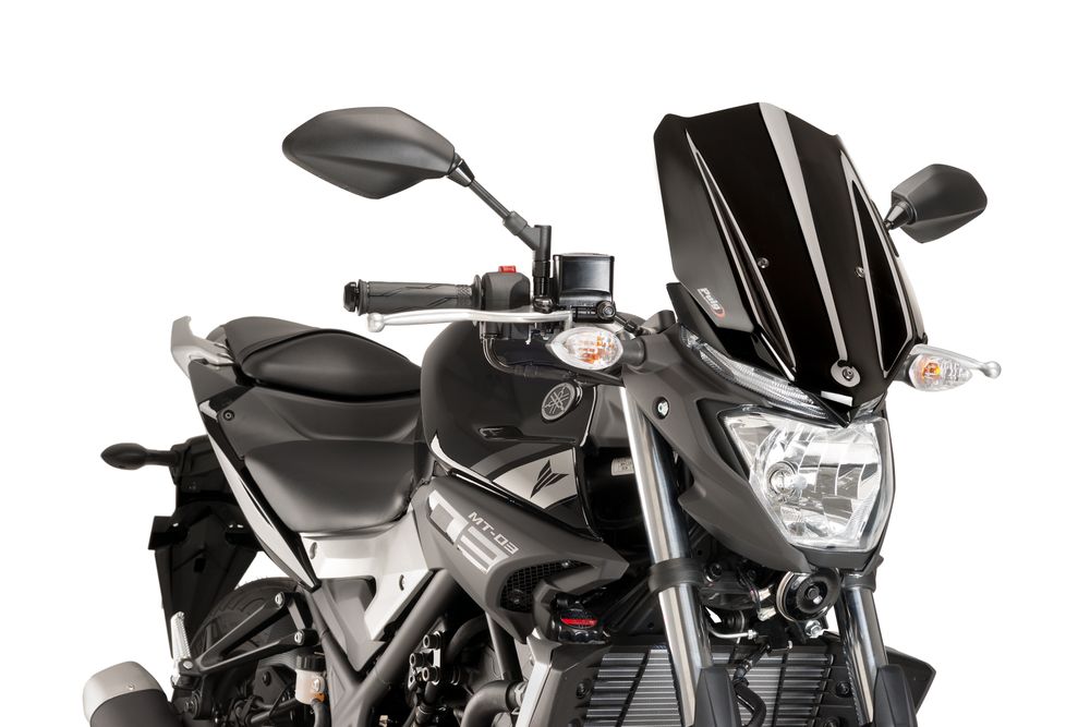 PUIG 8932N New Generation Touring  passend fuer YAMAHA MT-03 Schwarz