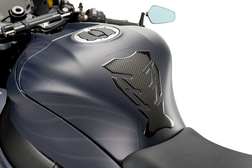 PUIG 21752C Challenge Tankschutz  passend fuer HONDA NT650V DEAUVILLE Carbon look