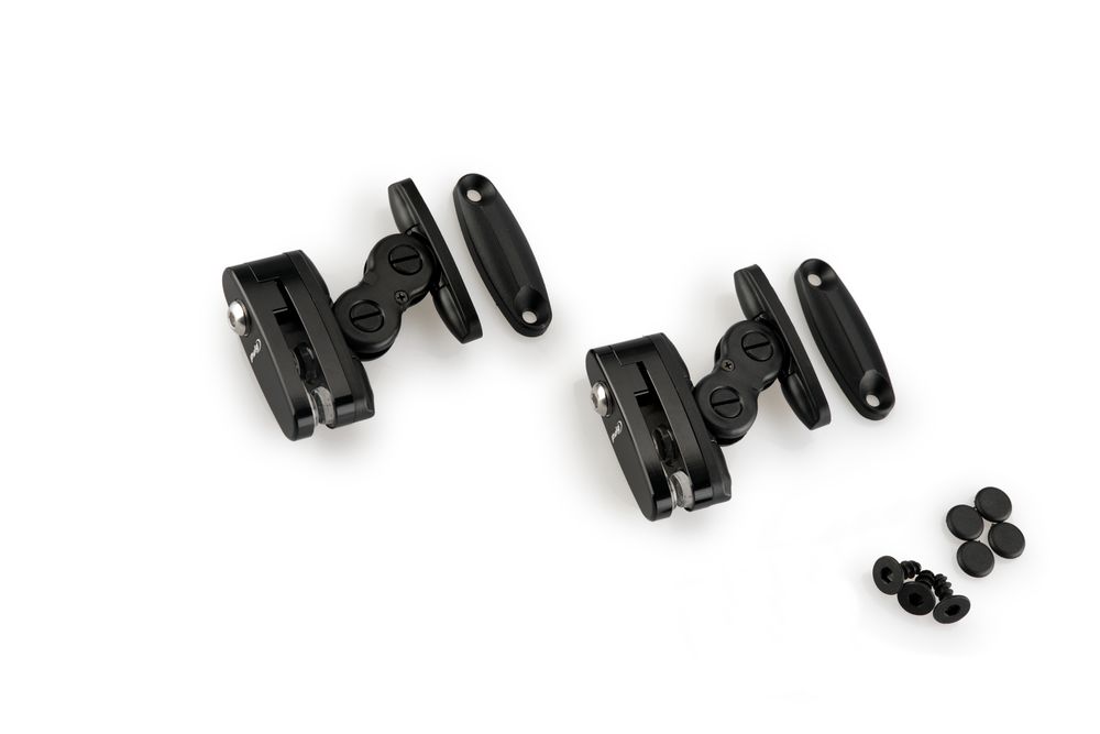 PUIG 6799N Ersatzteile - Verstellbare Festgemachter Ständer Clip-On  passend fuer UNIVERSAL UNIVERSAL Schwarz