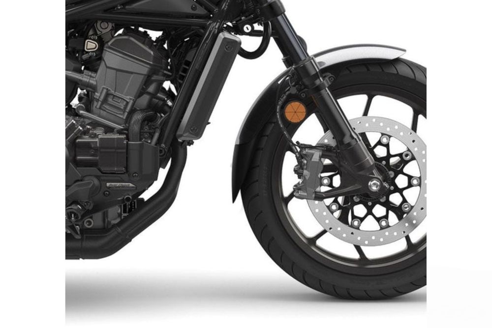 PUIG 21163N Verlängerung des vorderen Schutzblechs  passend fuer HONDA CMX1100 TOURING REBEL Schwarz