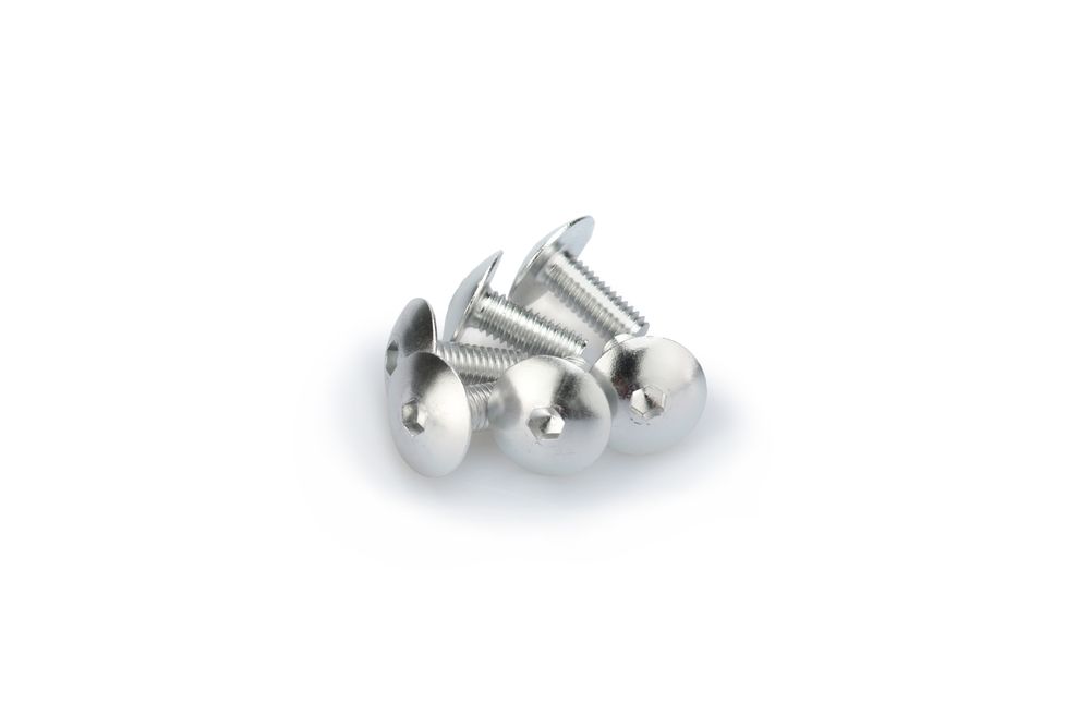 PUIG 0611P Muttern aus Anodisierten Aluminium  passend fuer UNIVERSAL UNIVERSAL Silber
