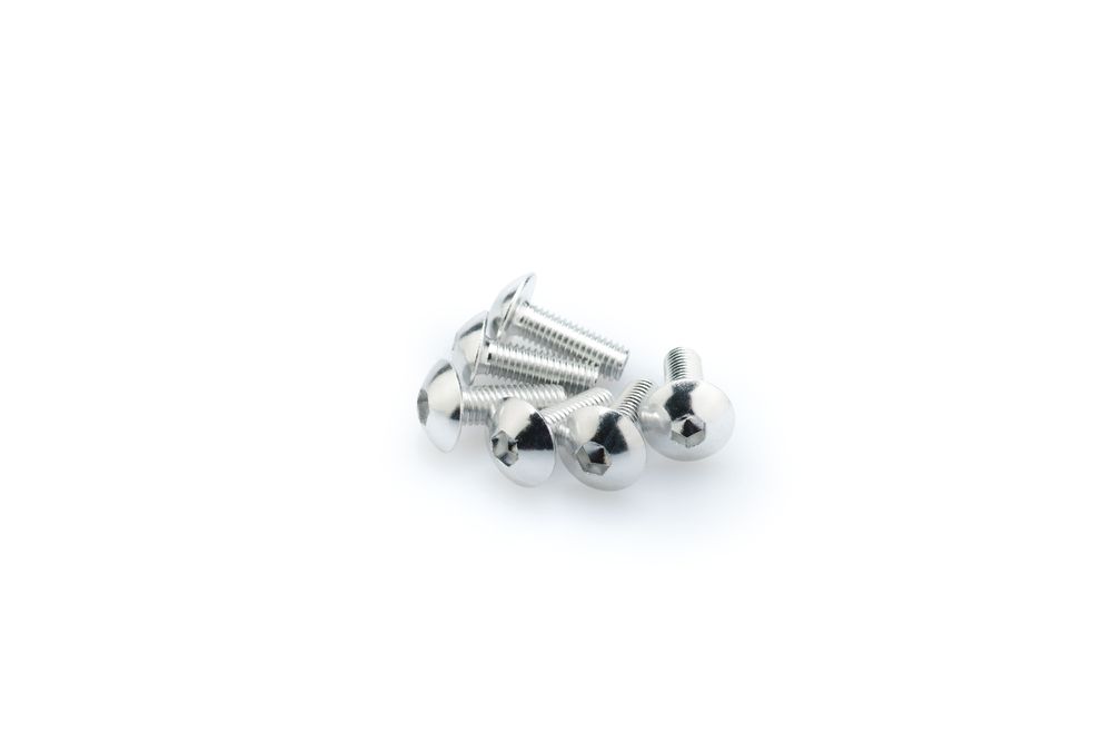 PUIG 0543P Muttern aus Anodisierten Aluminium  passend fuer UNIVERSAL UNIVERSAL Silber