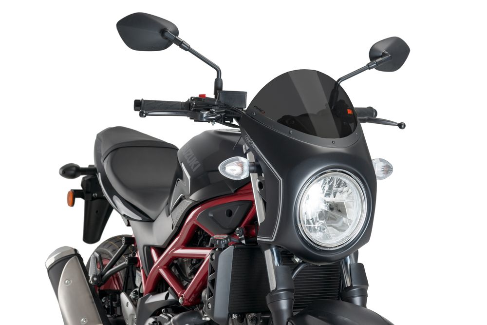 PUIG 3169F Retro-Verkleidungscheibe  passend fuer SUZUKI SV650 Stark getönt