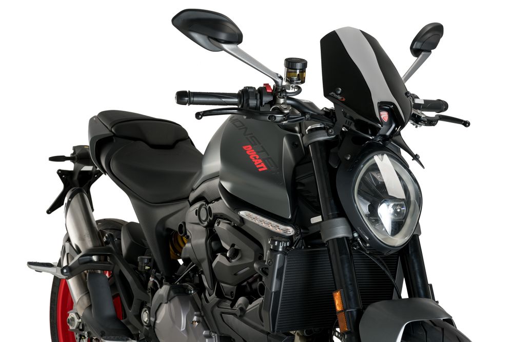 PUIG 20712N New Generation Sport  passend fuer DUCATI MONSTER 937 Schwarz