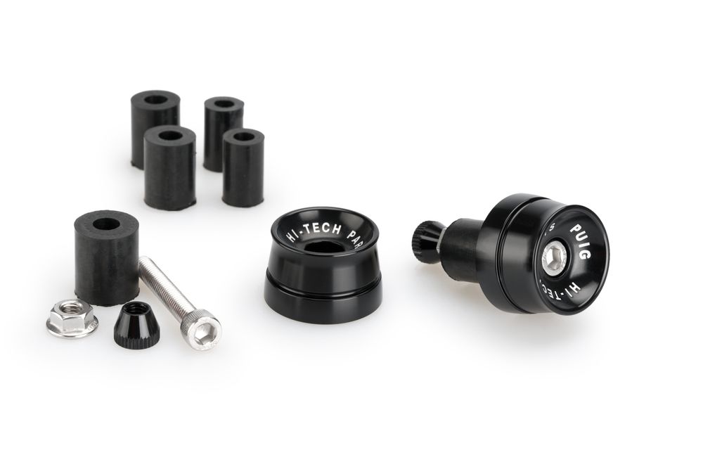 PUIG 21016N Lenkerenden Speed  passend fuer KTM 125 DUKE Schwarz