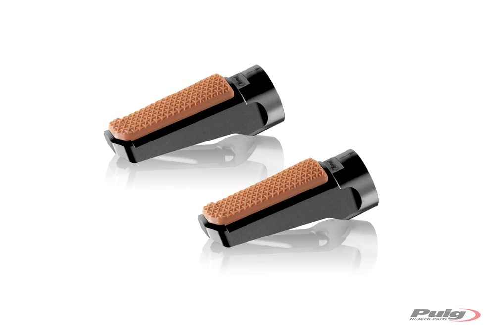 PUIG 9189N Vintage Fußrasten  passend fuer SUZUKI GSX-R750 Schwarz