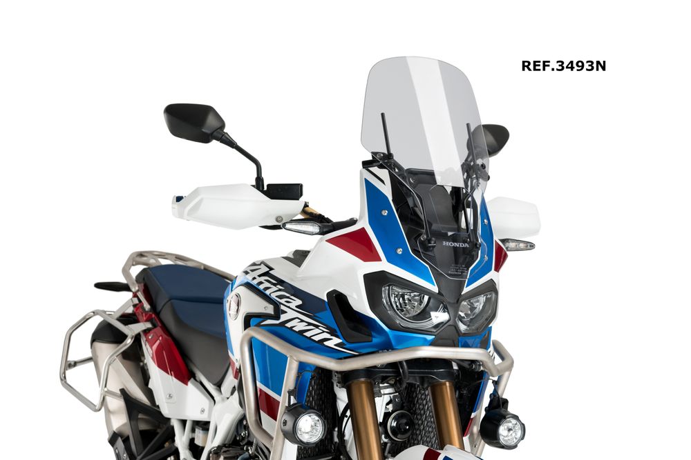 PUIG 3493N M.E.M. (Manueller Hebemechanismus)  passend fuer HONDA CRF1000L AFRICA TWIN Schwarz