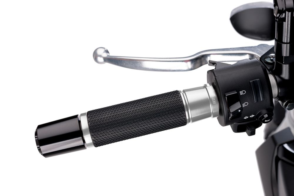 PUIG 3553P Ascent Griffe  passend fuer KAWASAKI KLE500 Silber