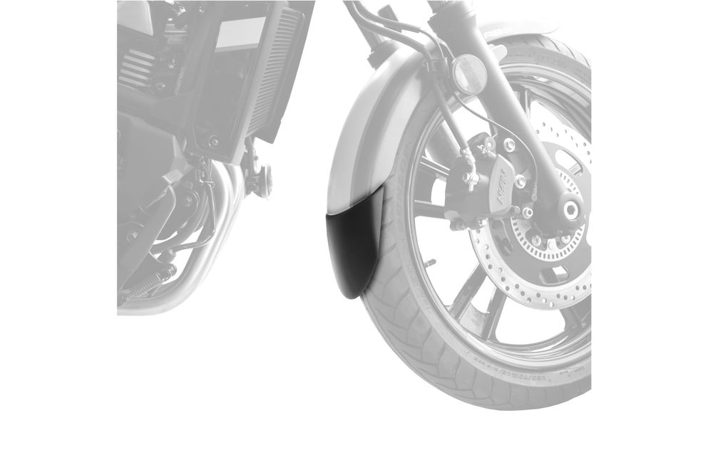 PUIG 9024N Verlängerung des vorderen Schutzblechs  passend fuer KAWASAKI VULCAN S Schwarz