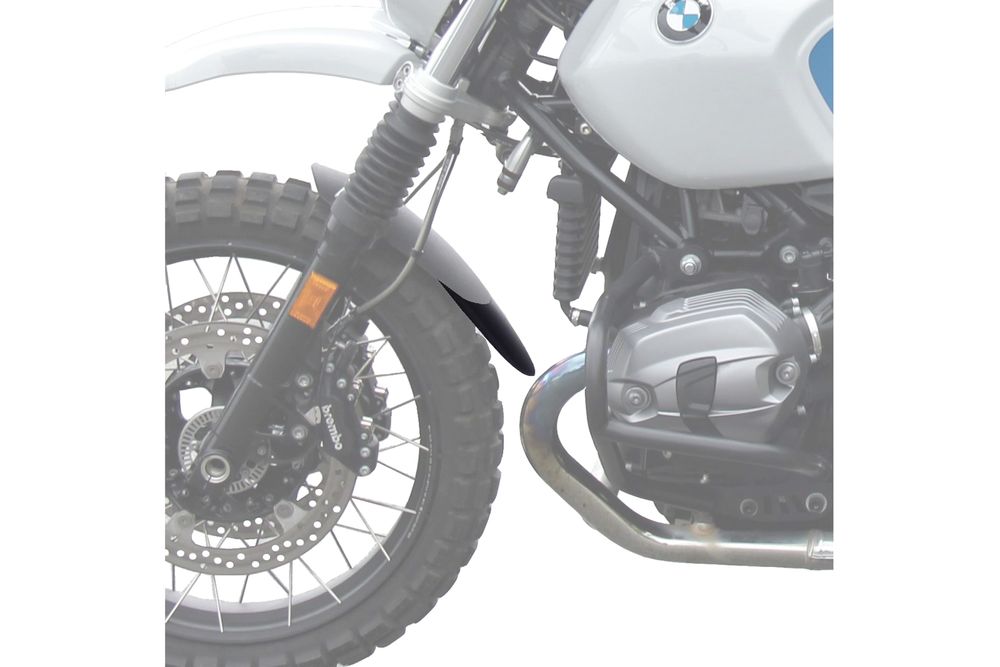 PUIG 3895N Verlängerung des vorderen Schutzblechs  passend fuer BMW R NINET URBAN G Schwarz