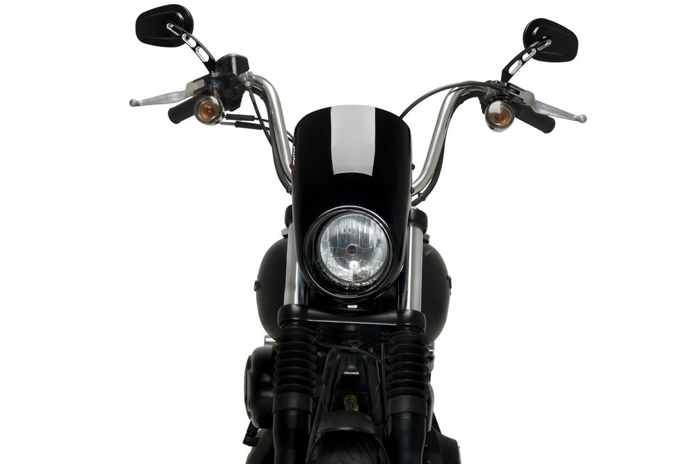PUIG 21081N Anarchy  passend fuer HARLEY DAVIDSON DYNA STREET BOB FXDB-I Schwarz