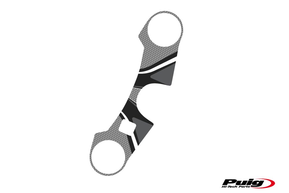 PUIG 6936U Radikal Yoke Protector  passend fuer SUZUKI GSX-R1000 Grau