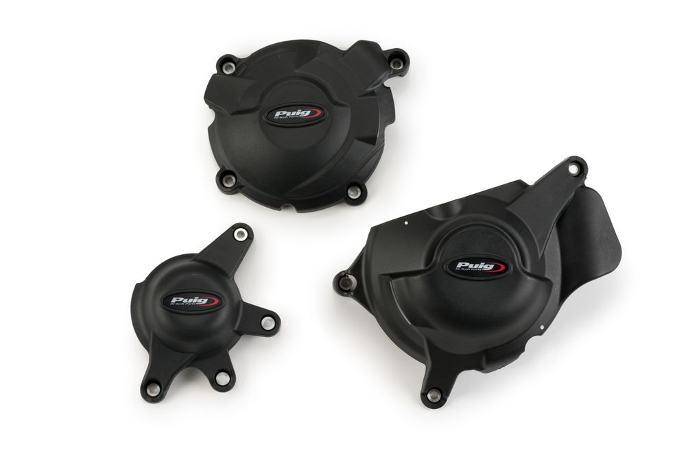 PUIG 21510N Motorschutzhauben Track für Championship  passend fuer HONDA CBR1000RR FIREBLADE SP Schwarz