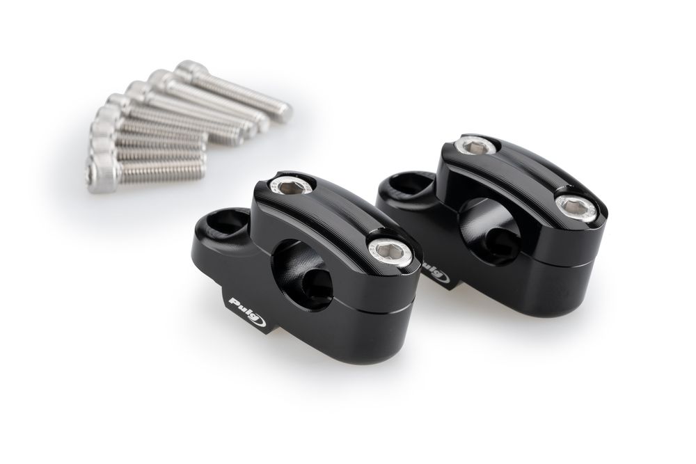PUIG 21750N Pullback Lenkererhöhungen  passend fuer UNIVERSAL UNIVERSAL Schwarz