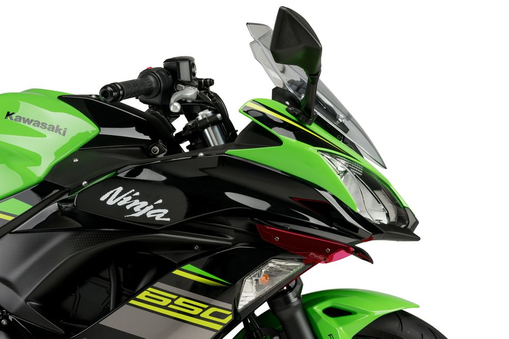 PUIG 3835R Sport Side Spoiler  passend fuer KAWASAKI NINJA 650 Rot