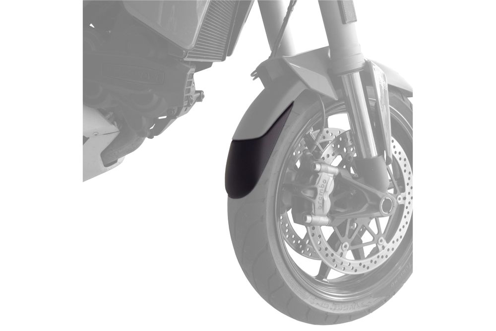 PUIG 6416N Verlängerung des vorderen Schutzblechs  passend fuer DUCATI MULTISTRADA 1200 Schwarz