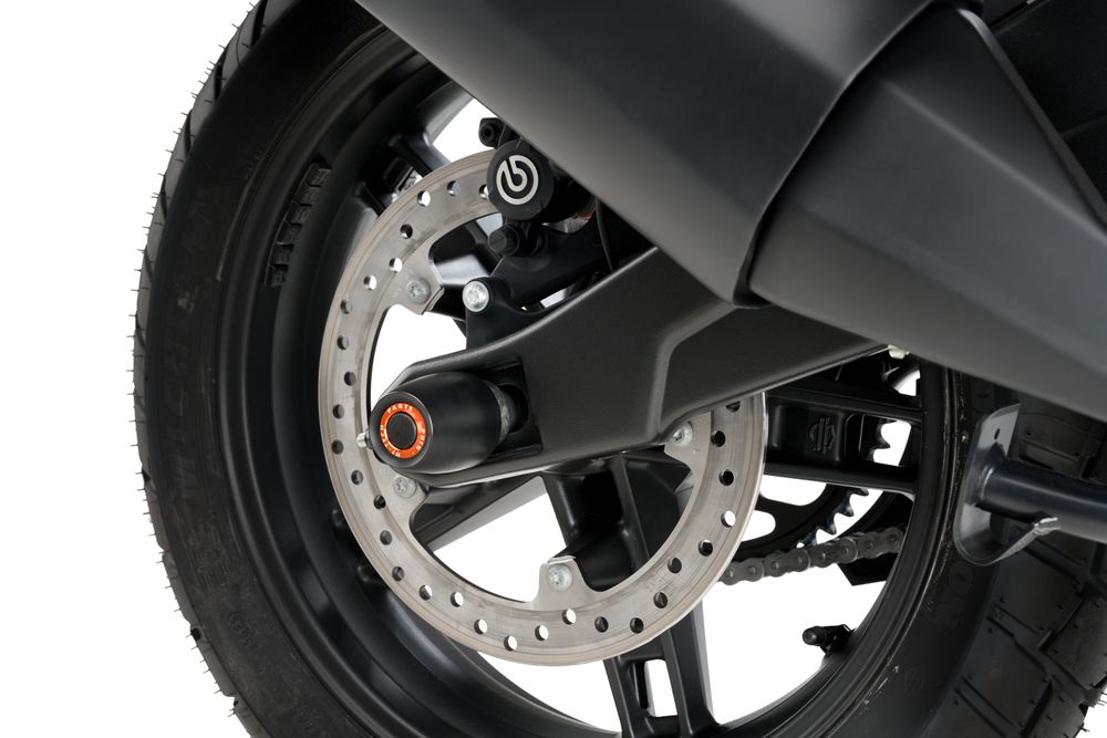 PUIG 20993N Hinterachsregler PHB19  passend fuer HARLEY DAVIDSON PAN AMERICA RA1250 Schwarz