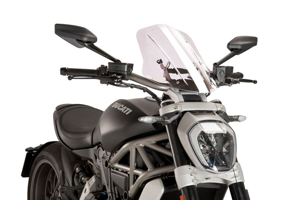 PUIG 8922W New Generation Verstellbare  passend fuer DUCATI X DIAVEL Transparent