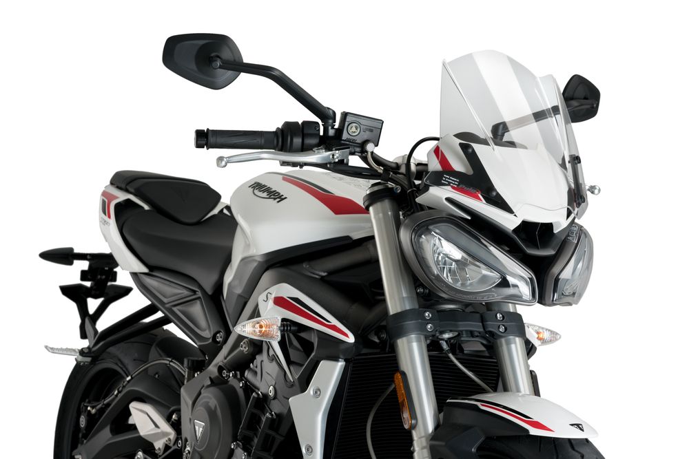 PUIG 20432W New Generation Sport  passend fuer TRIUMPH STREET TRIPLE 765 RS Transparent