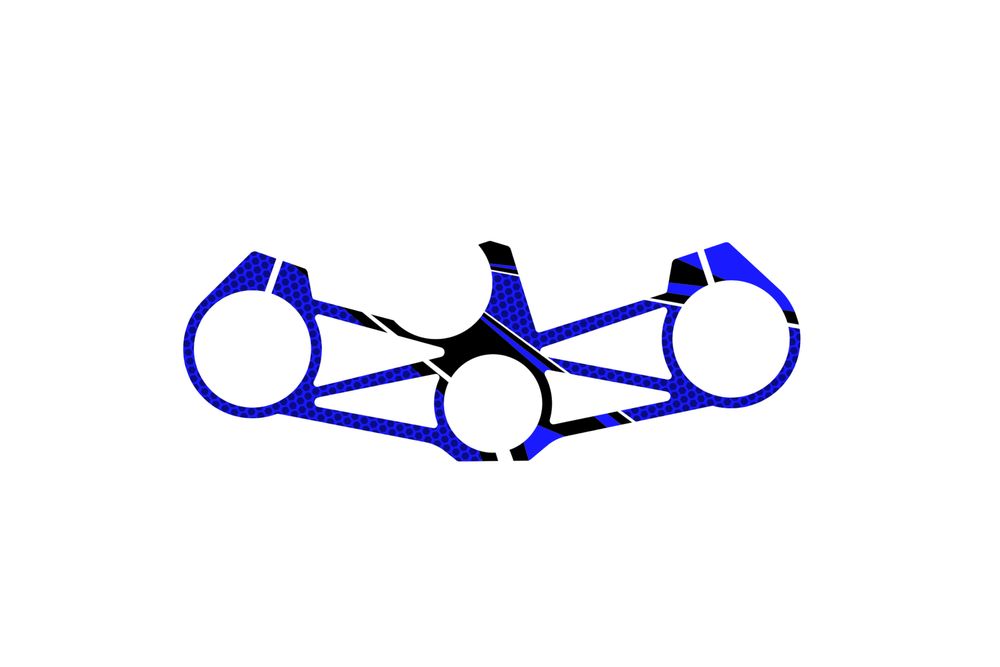 PUIG 3478A Radikal Yoke Protector  passend fuer KAWASAKI ZX-6R 636 NINJA Blau