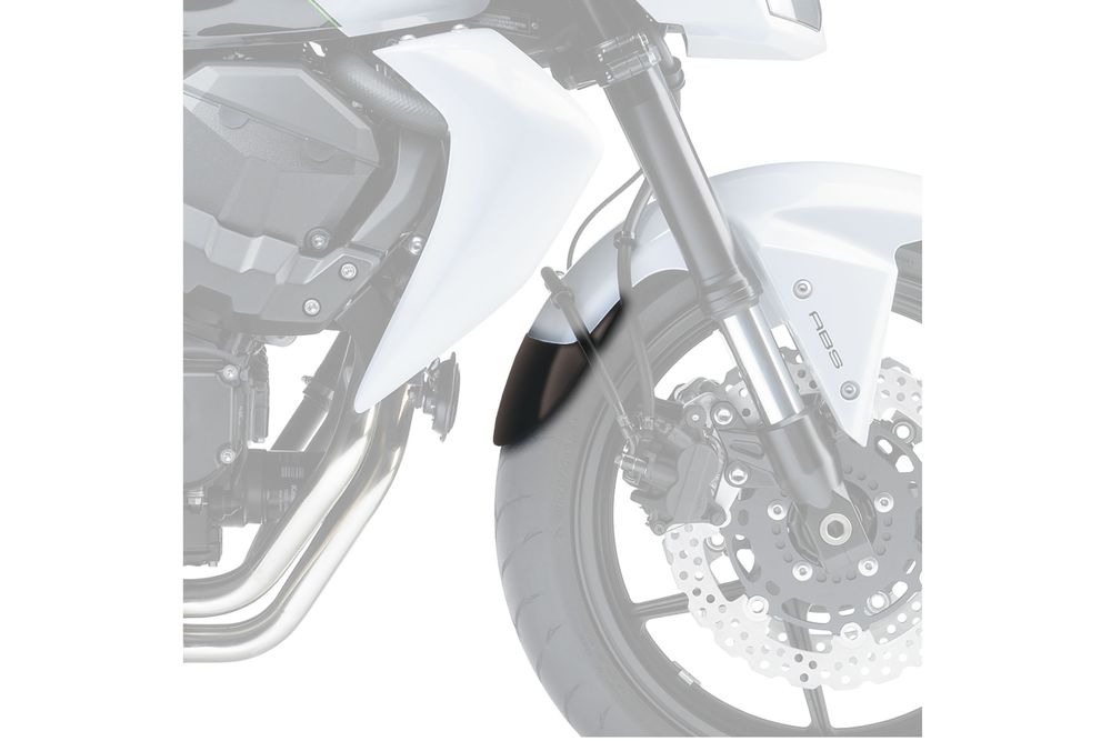 PUIG 6419N Verlängerung des vorderen Schutzblechs  passend fuer KAWASAKI Z750 Schwarz