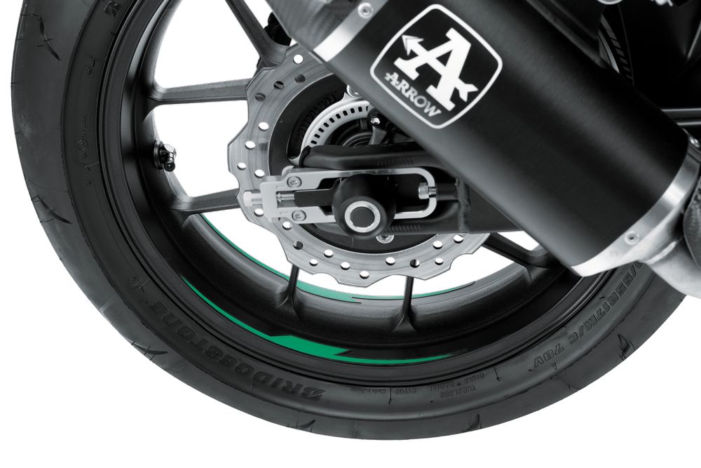 PUIG 21833V Rim Strips Premium  passend fuer HONDA NT650V DEAUVILLE Grün
