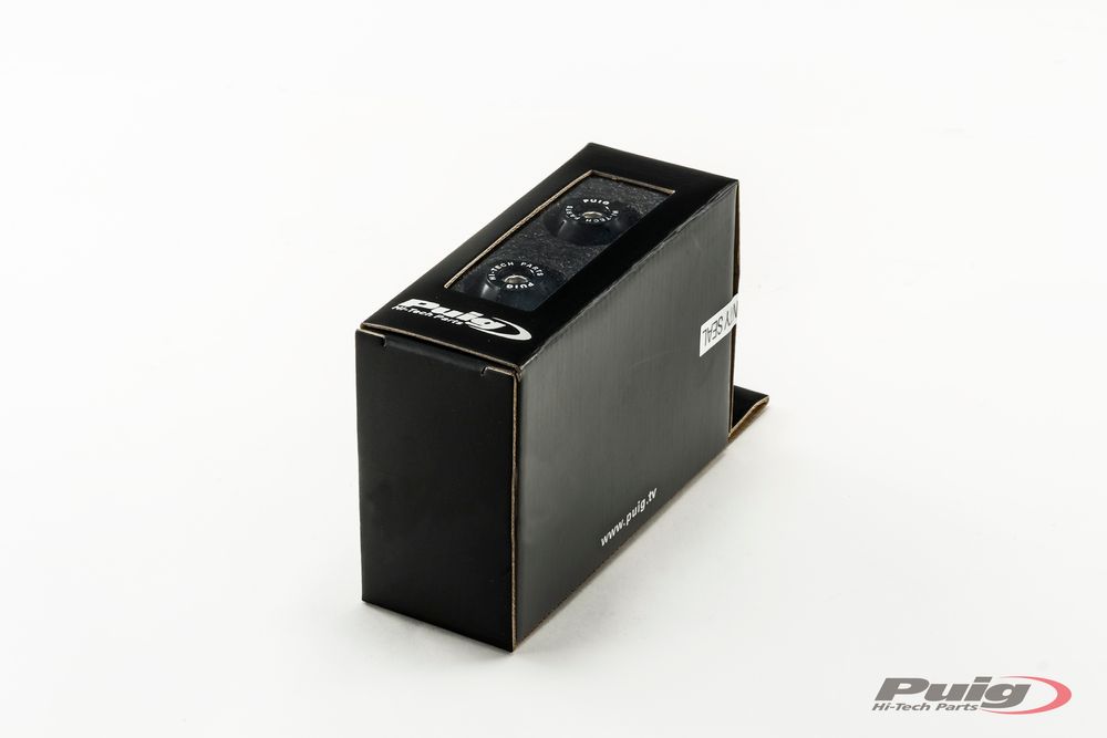 PUIG 8022N Kurze Lenkerendgewichte mit Ring  passend fuer BMW R1200R Schwarz