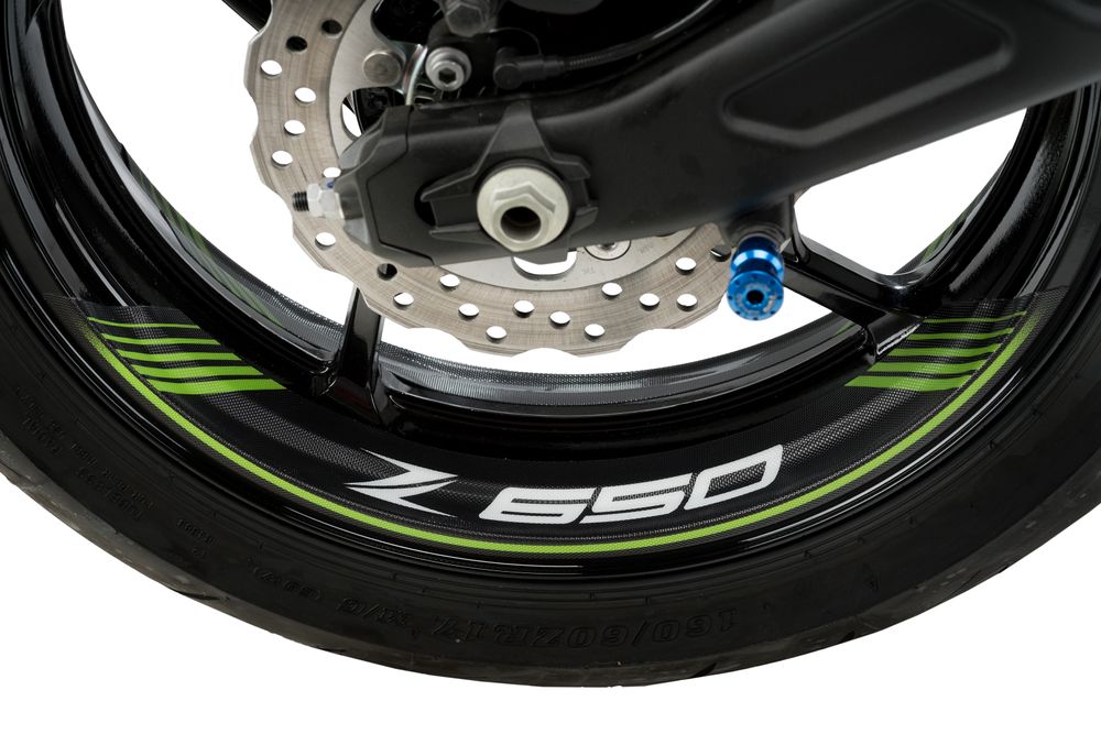 PUIG 9290V Rim Strips Specials  passend fuer KAWASAKI Z650 Grün