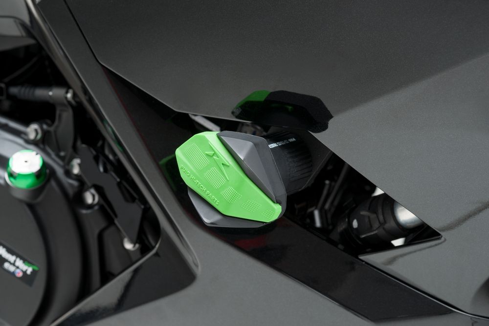 PUIG 6378V Sturzpads R12  passend fuer HYOSUNG GT650R Grün