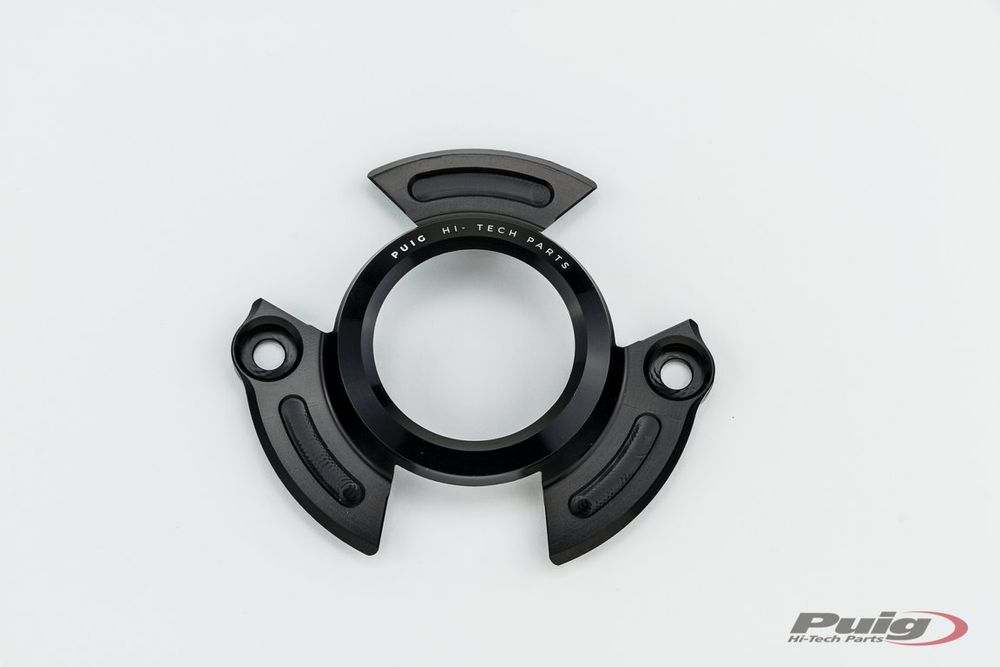 PUIG 9855N Kupplungsabdeckung  passend fuer YAMAHA T-MAX 530 Schwarz