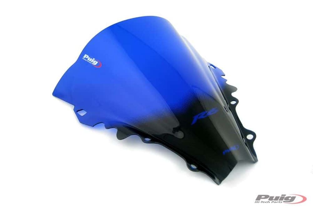 PUIG 4059A Racingscheibe  passend fuer YAMAHA YZF-R6 Blau