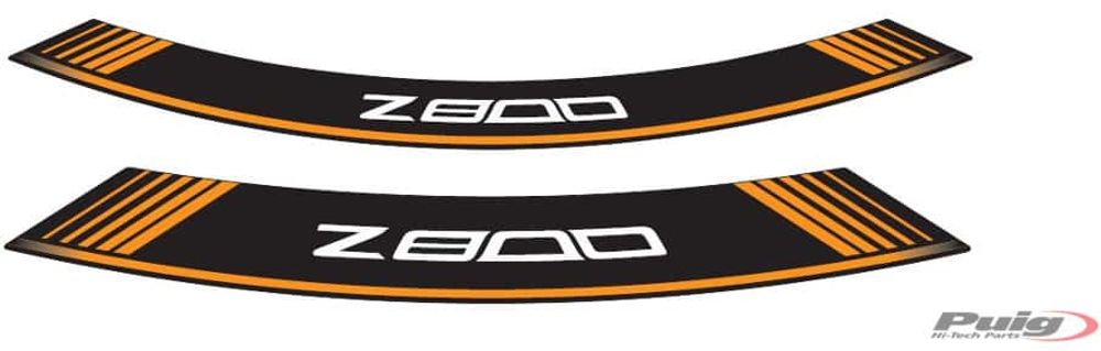 PUIG 6561T Rim Strips Specials  passend fuer KAWASAKI Z800 Orange