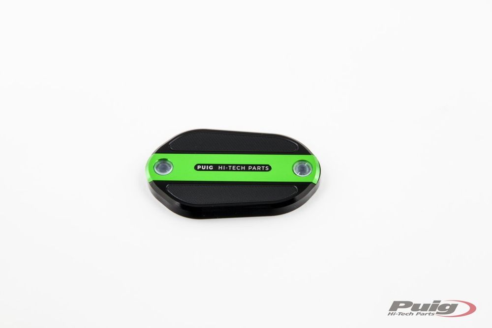 PUIG 3547V Vorderer Bremsflüssigkeitsbehälterdeckel  passend fuer KAWASAKI NINJA 400 Grün