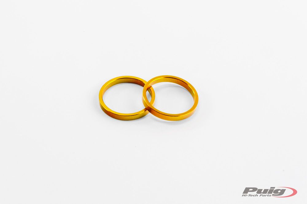 PUIG 9170O Kurze Lenkerendgewichte mit Ring  passend fuer BMW F800R Gold