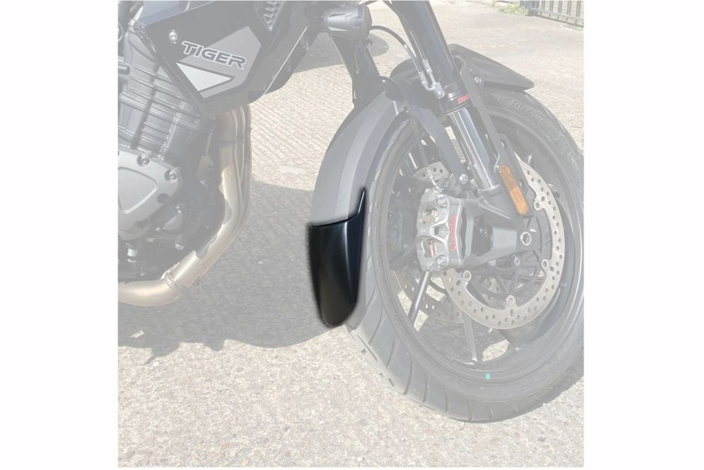 PUIG 21639N Verlängerung des vorderen Schutzblechs  passend fuer TRIUMPH TIGER 1200 GT Schwarz
