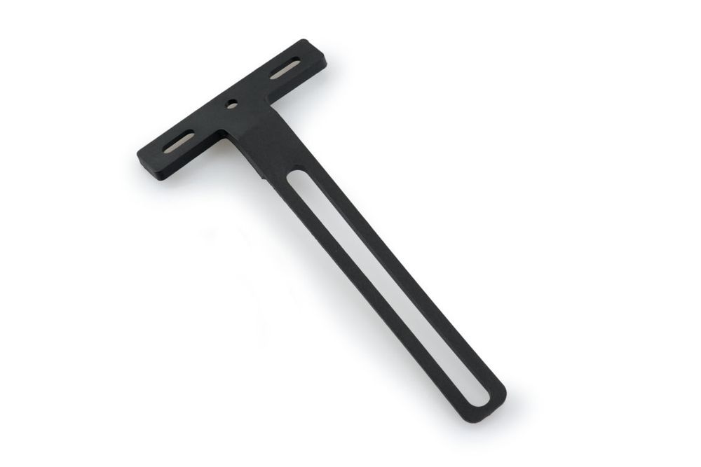 PUIG 1553N Kennzeichenhalters  passend fuer UNIVERSAL UNIVERSAL Schwarz