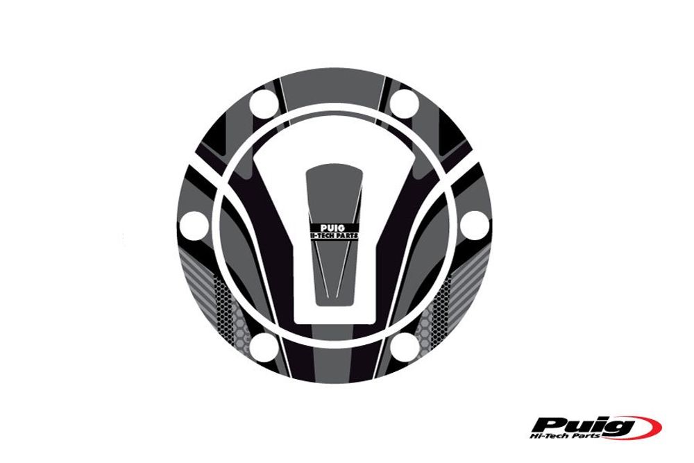 PUIG 9051U Tankdeckelabdeckungen Radikal  passend fuer KTM 690 DUKE Grau