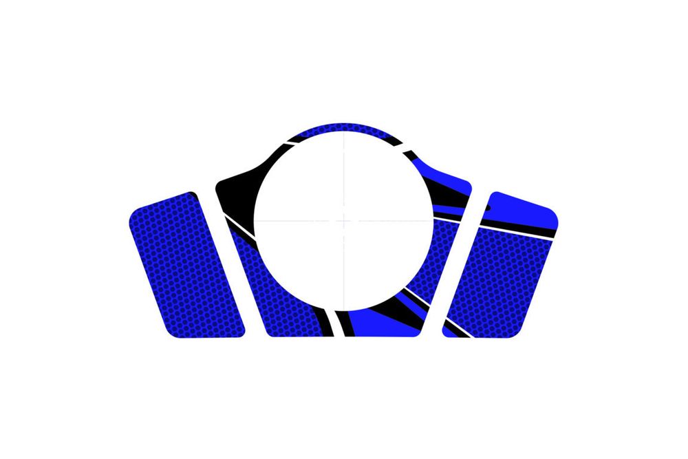 PUIG 9404A Radikal Yoke Protector  passend fuer KAWASAKI Z1000SX Blau