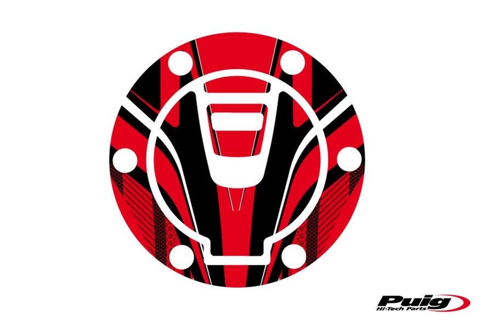 PUIG 9447R Tankdeckelabdeckungen Radikal  passend fuer KTM 1290 SUPERDUKE R Rot