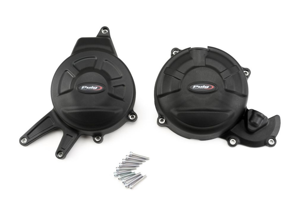 PUIG 21500N Motorschutzhaube Track für Championship  passend fuer APRILIA RS 660 Schwarz