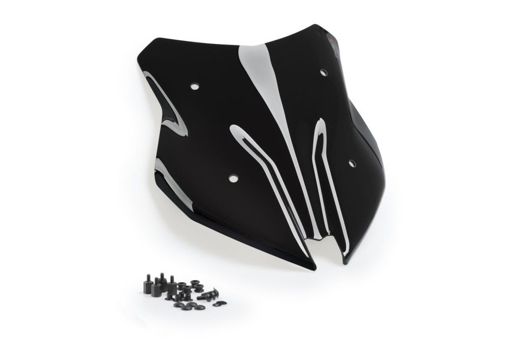 PUIG 20429N Sportscheibe  passend fuer BMW F900XR Schwarz