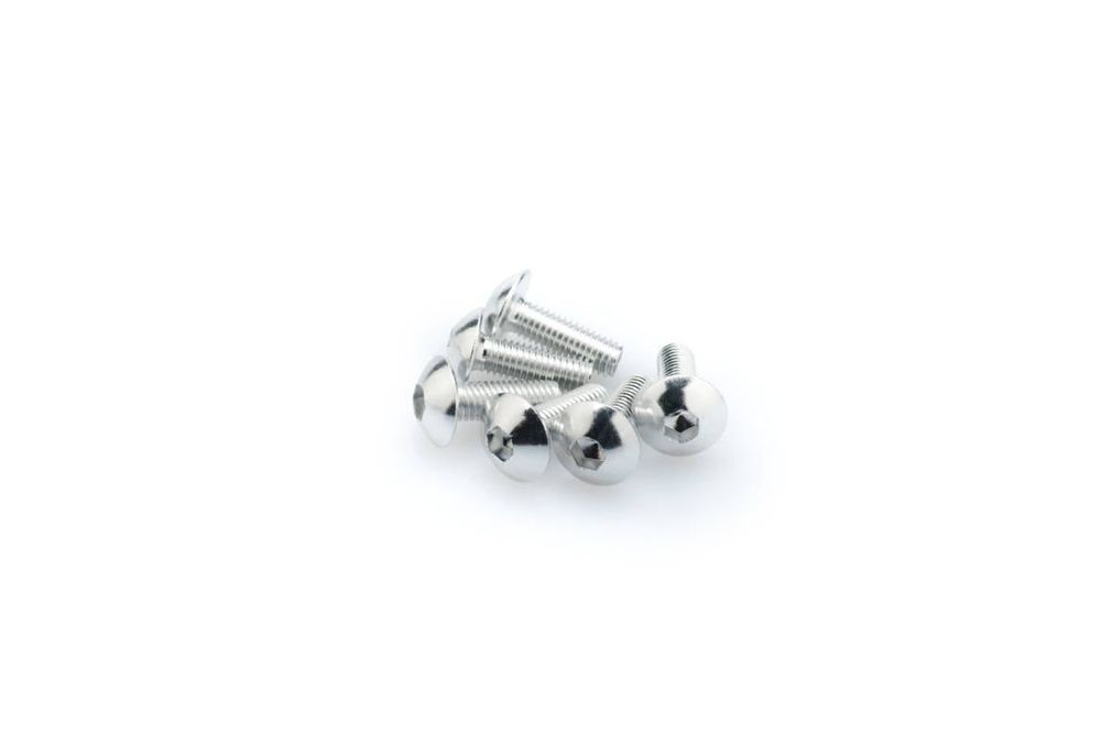 PUIG 0543P Muttern aus Anodisierten Aluminium  passend fuer UNIVERSAL UNIVERSAL Silber
