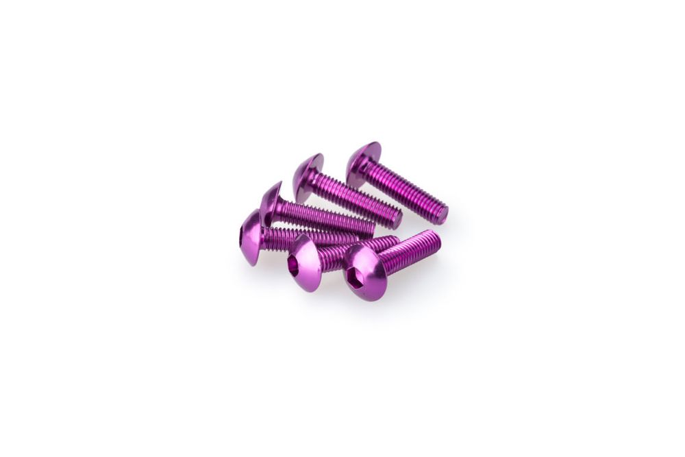PUIG 0550L Muttern aus Anodisierten Aluminium  passend fuer UNIVERSAL UNIVERSAL Lila
