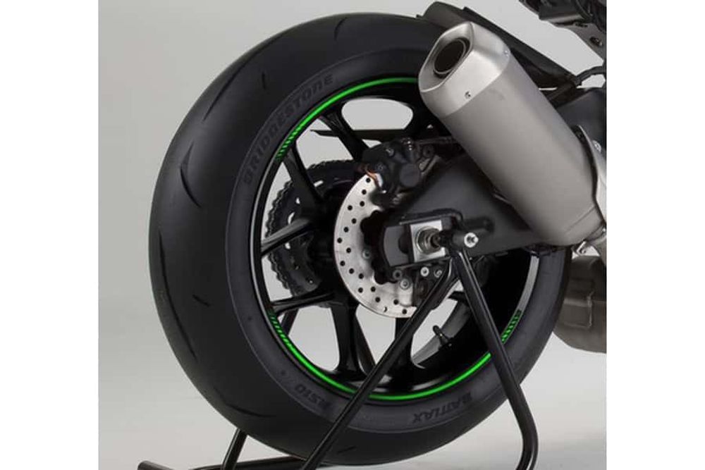 PUIG 8431V Rim Strips Premium  passend fuer HONDA NT650V DEAUVILLE Grün