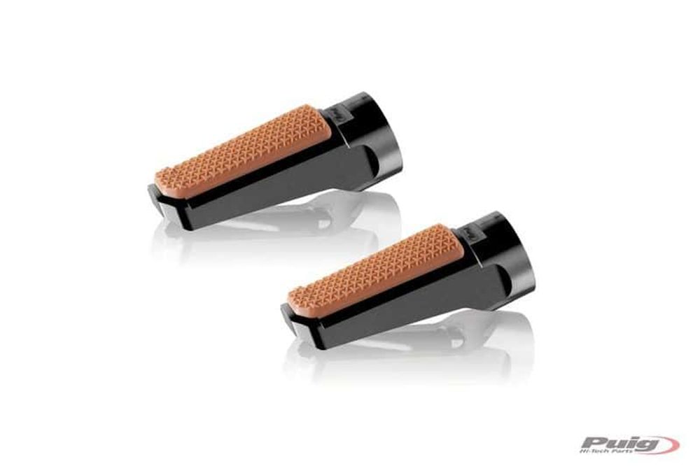 PUIG 9189N Vintage Fußrasten  passend fuer SUZUKI GSX-R750 Schwarz